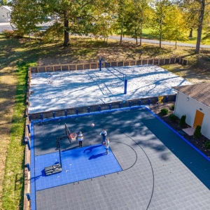 Basketball and Volleyball Court