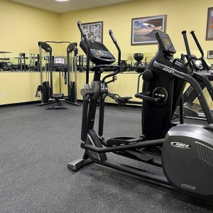 fitness center with equipment