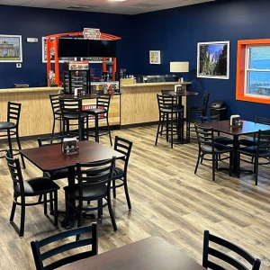 cafe with tables
