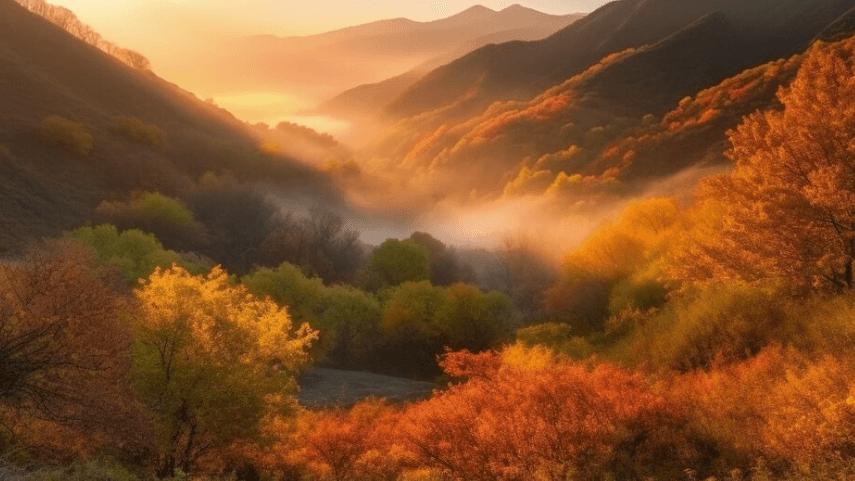 Blue Ridge ablaze with fall color