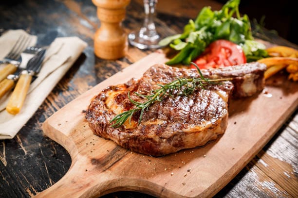 Grilled steak